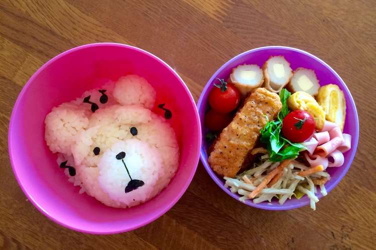 簡単 キャラ弁 テッドおにぎり レシピ 作り方 By マリー クックパッド 簡単おいしいみんなのレシピが360万品