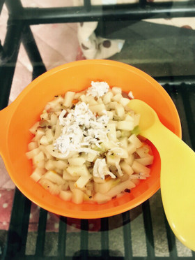 離乳食中期〜後期 きのこ野菜うどん♡