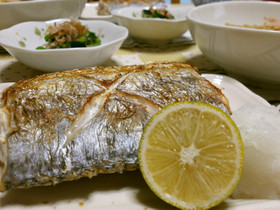 太刀魚の塩焼き フライパン Krob