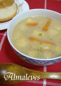 ハンガリー家庭料理♪♪りんごのスープ