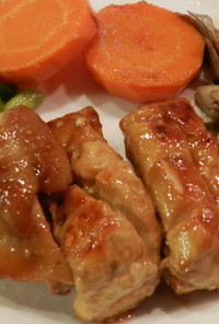 鶏胸肉の焼肉マヨ焼き