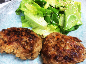 ガツンと男の豆腐ハンバーグ