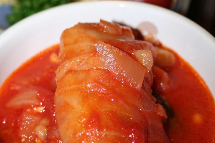 ロールキャベツのトマトスープ レシピ 作り方 By ひな祭り クックパッド