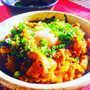 韓国風スタミナ豚丼の写真