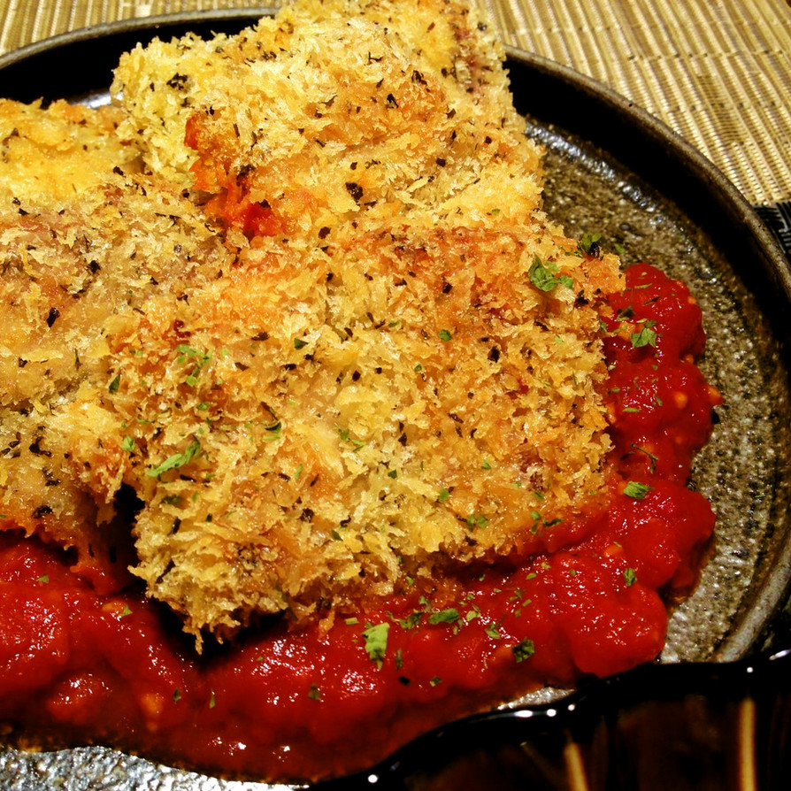 秋刀魚のフライ～トマトソース～の画像