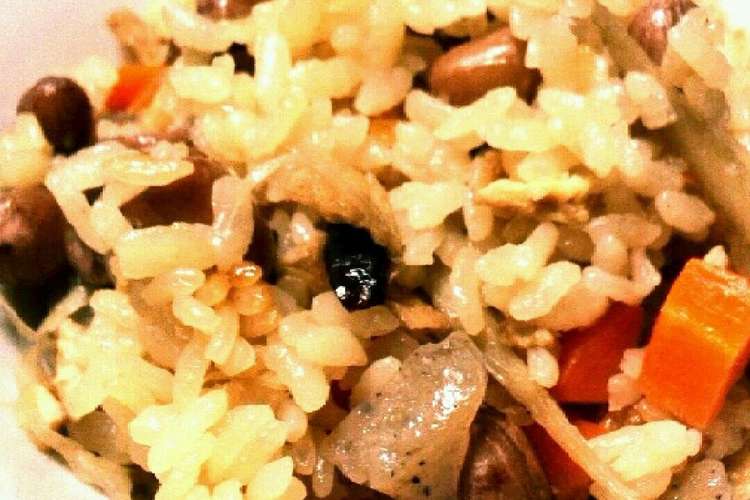 つあんつあん 落花生入り炊き込みご飯 レシピ 作り方 By さとっちにゃん クックパッド