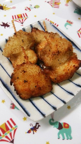 お弁当シリーズ♡ささみの串カツ