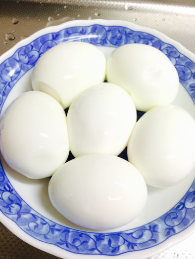 簡単なゆで卵の作り方♩の写真