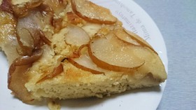 フライパンで♪梨のヘルシータタンケーキ