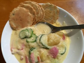 武蔵村山の野菜で作ったポテサラ