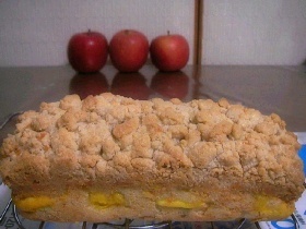贅沢なりんごのカスタードクラムケーキの画像