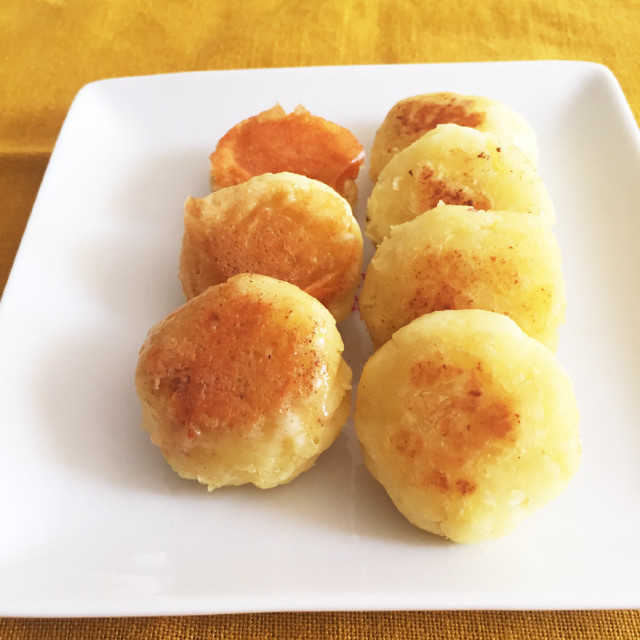 さつまいももち 朝食 おやつ お弁当に レシピ 作り方 By まこさんど クックパッド