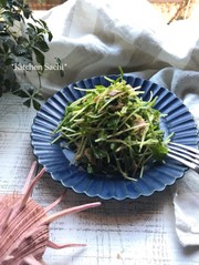 シャキ!ぷちっ!豆苗とツナの胡麻サラダの写真