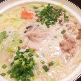 *タラの味噌豆乳鍋*