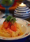 ✿明太子とサーモンの冷製パスタ✿