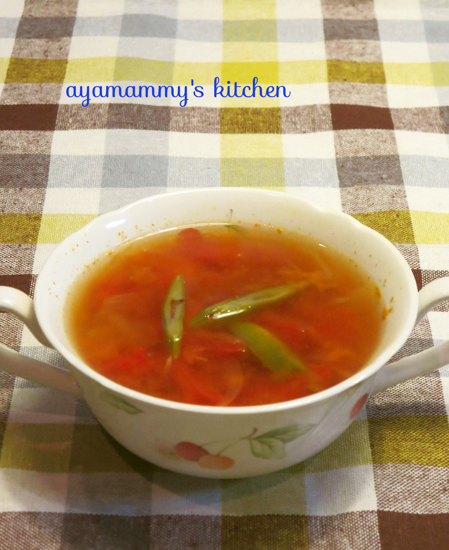 簡単！トマトたっぷり♡スープの画像
