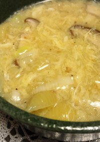 旦那レシピ㉛マカロニの中華スープ
