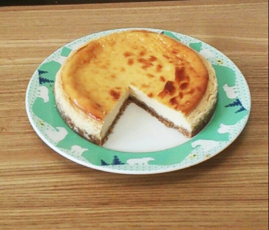 ダイエット中のチーズケーキの画像