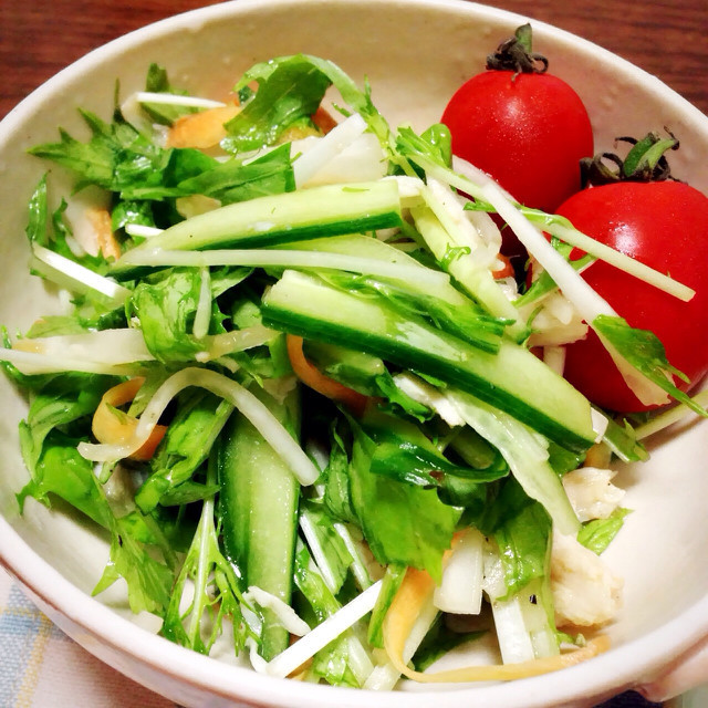 モリモリ野菜を食べちゃうサラダ☆の画像