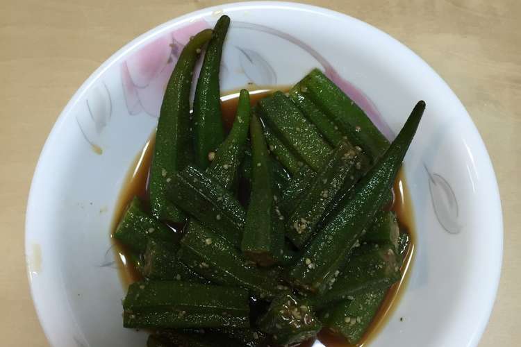 オクラの漬物わさび風味 レシピ 作り方 By ぶんぞうぶんた クックパッド