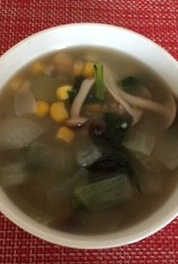 くばら　スープの素で簡単コンソメスープ