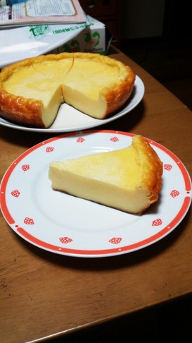 ずぼらな炊飯器チーズケーキ( ´∀`)