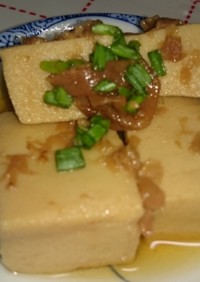 お年寄り絶讚シリーズ❗高野豆腐の梅煮❗