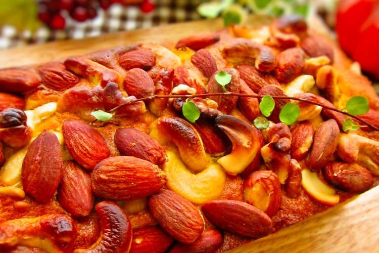 優しい かぼちゃと木の実のパウンドケーキ レシピ 作り方 By あゆな クックパッド