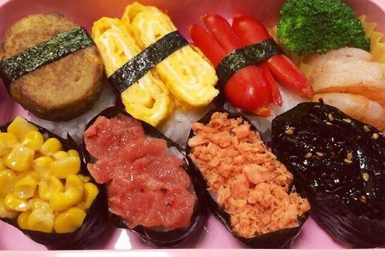 キャラ弁 お寿司風のお弁当 レシピ 作り方 By あめ ちゃん クックパッド 簡単おいしいみんなのレシピが372万品