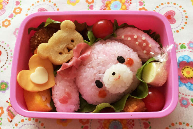 キャラ弁 ボンボンリボンちゃん レシピ 作り方 By Na Ri クックパッド 簡単おいしいみんなのレシピが360万品