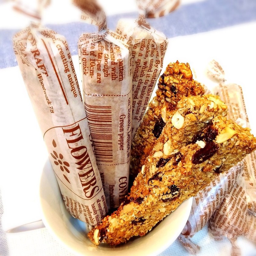 ビスコフオートミールバーのレシピ