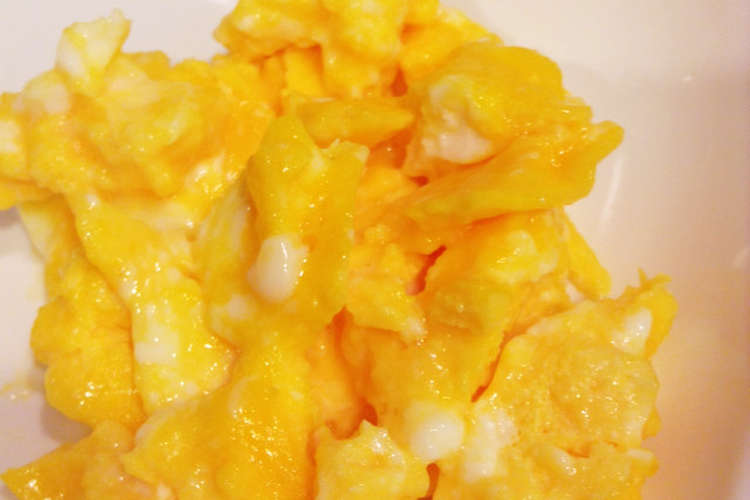 レンジで簡単 スクランブルエッグ レシピ 作り方 By くぽどの クックパッド 簡単おいしいみんなのレシピが361万品