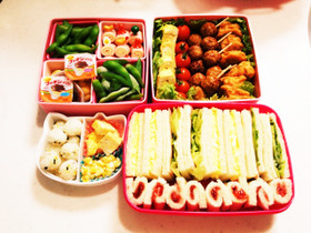 ♡2015 幼稚園 秋の運動会お弁当♡