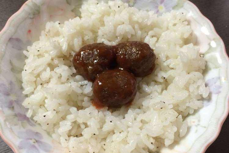 ミートボールおにぎり レシピ 作り方 By 赤いひまわり クックパッド 簡単おいしいみんなのレシピが375万品