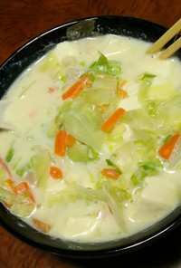 豆乳スープ素麺