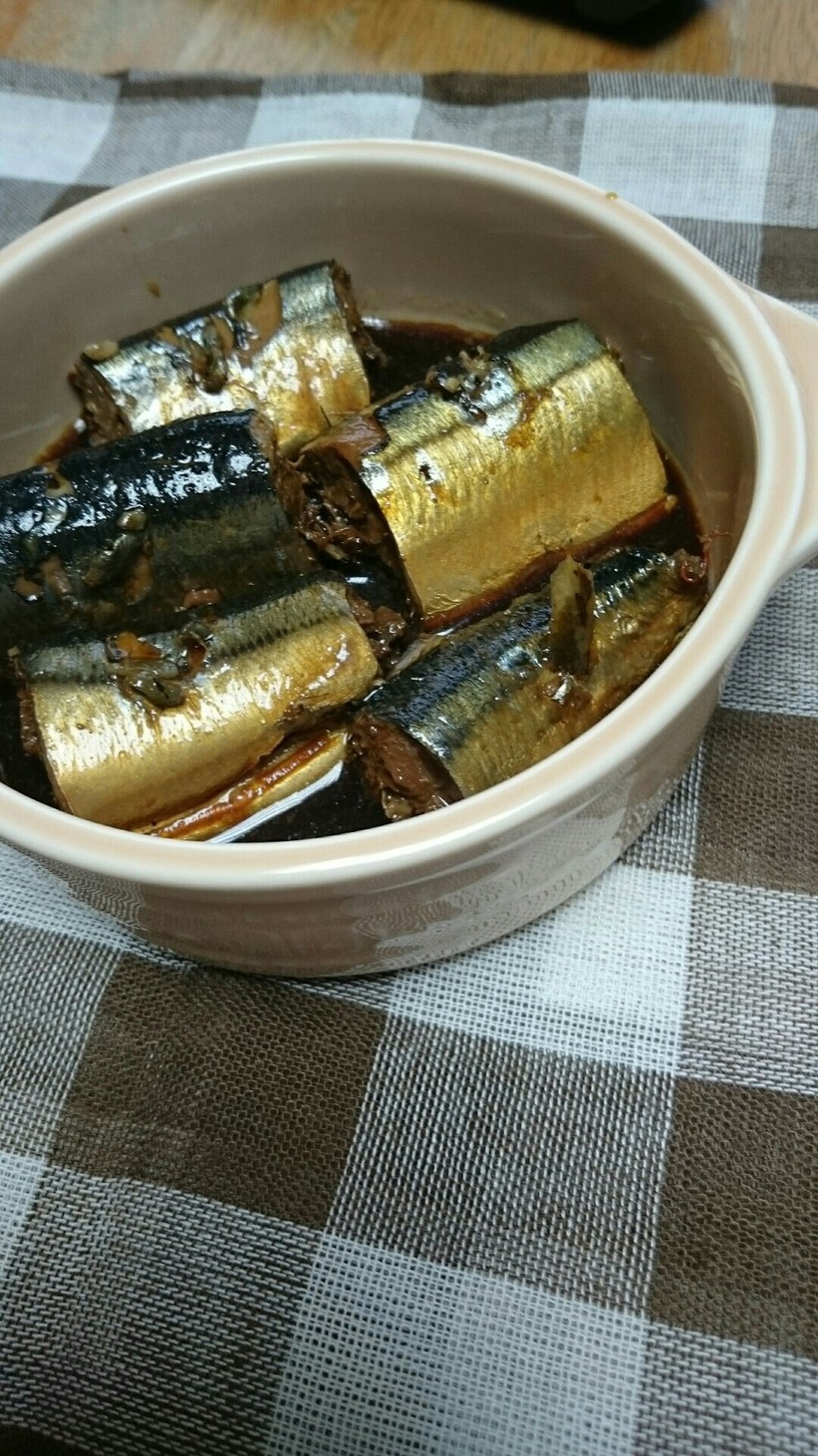 圧力鍋で秋刀魚の甘露煮♪の画像