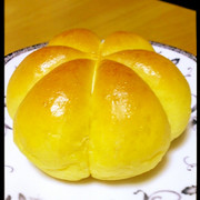 可愛いかぼちゃパン☆゚・:,。*:..。の写真