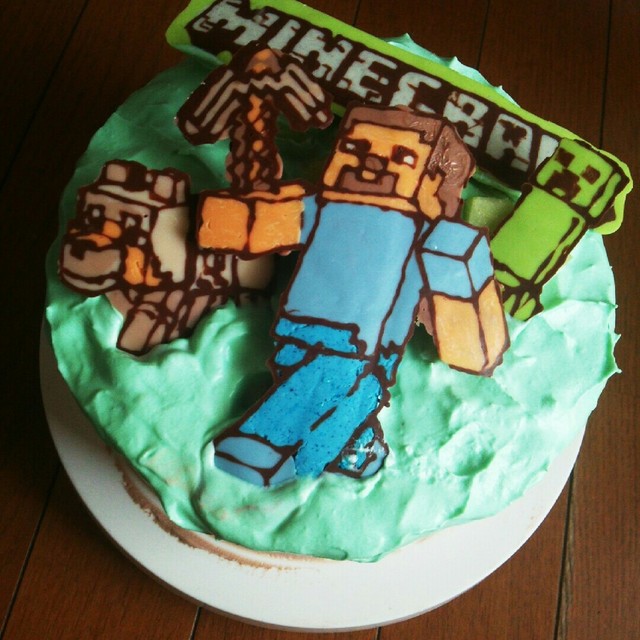 マイクラのケーキ レシピ 作り方 By こうもとさん クックパッド
