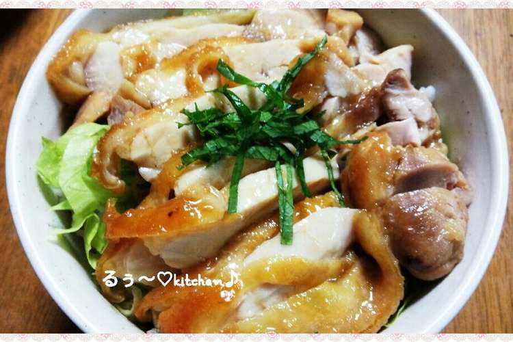 鶏もも肉のがっつり照り焼き丼 レシピ 作り方 By るぅ クックパッド