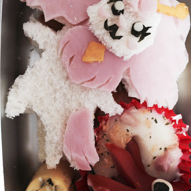 プリキュアキャラ弁 パフのサンドウィッチ レシピ 作り方 By Zubola Mom クックパッド 簡単おいしいみんなのレシピが350万品