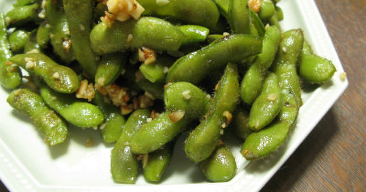 スパイシーガーリック枝豆のレシピ