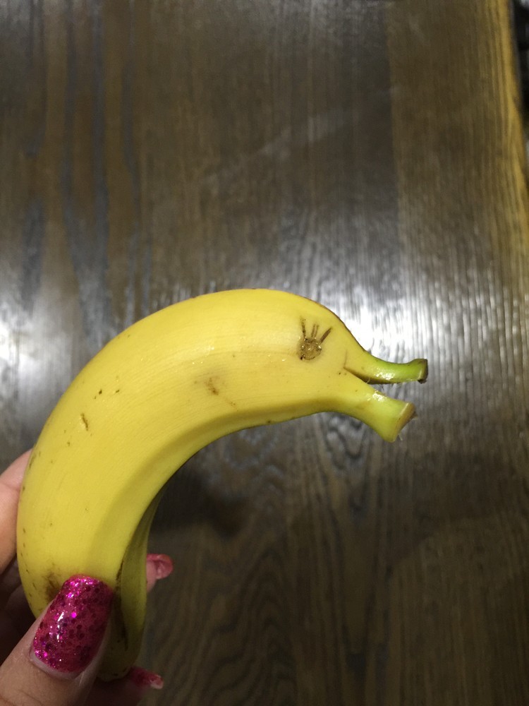 キャラ弁★イルカ バナナの飾り切りの画像