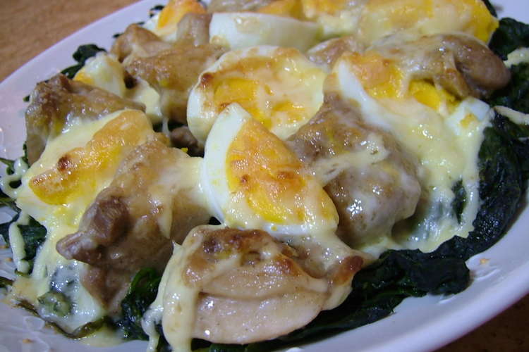 鶏とほうれん草のチーズ焼き レシピ 作り方 By 雛っち クックパッド 簡単おいしいみんなのレシピが360万品