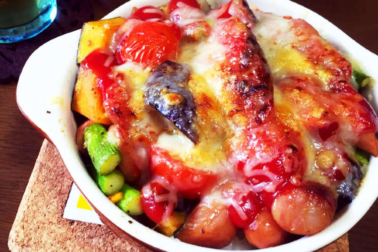 残った野菜で チーズ焼き レシピ 作り方 By Kanu クックパッド 簡単おいしいみんなのレシピが375万品