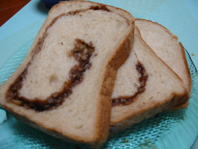 黒糖くるみパン（食パン型２斤）の画像