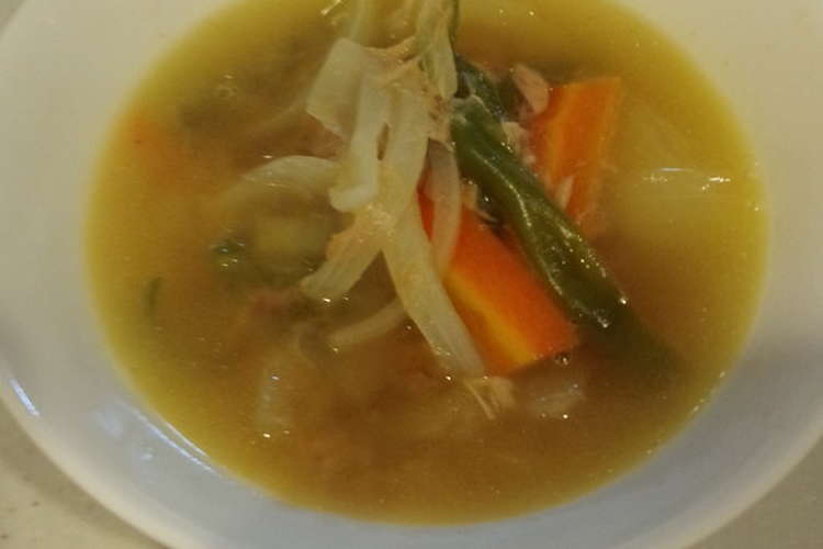 超 簡単野菜のコンソメスープ レシピ 作り方 By やまぁ クックパッド 簡単おいしいみんなのレシピが356万品