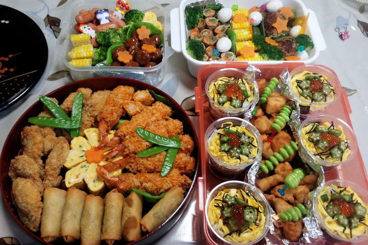 運動会のお弁当 カップご飯 レシピ 作り方 By かめ３のママちゃん クックパッド 簡単おいしいみんなのレシピが357万品