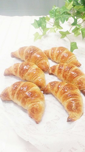 HBで作るパリッサクッ★★クロワッサン