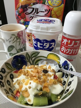 リンゴとキウイで便秘改善朝食!