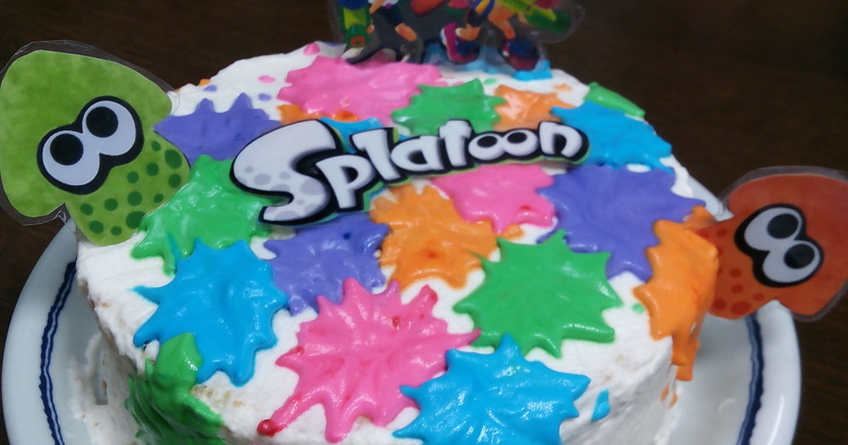 スプラトゥーンケーキ レシピ 作り方 By たはぴのかか クックパッド 簡単おいしいみんなのレシピが354万品